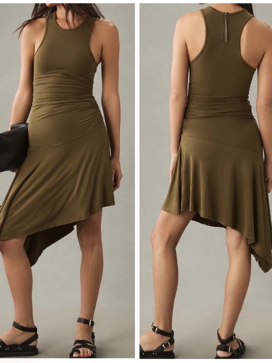 Anthropologie Dresses & Skirts - NWT Anthropologie Daily Practice Sleeveless Ruched Side Dress Size XL